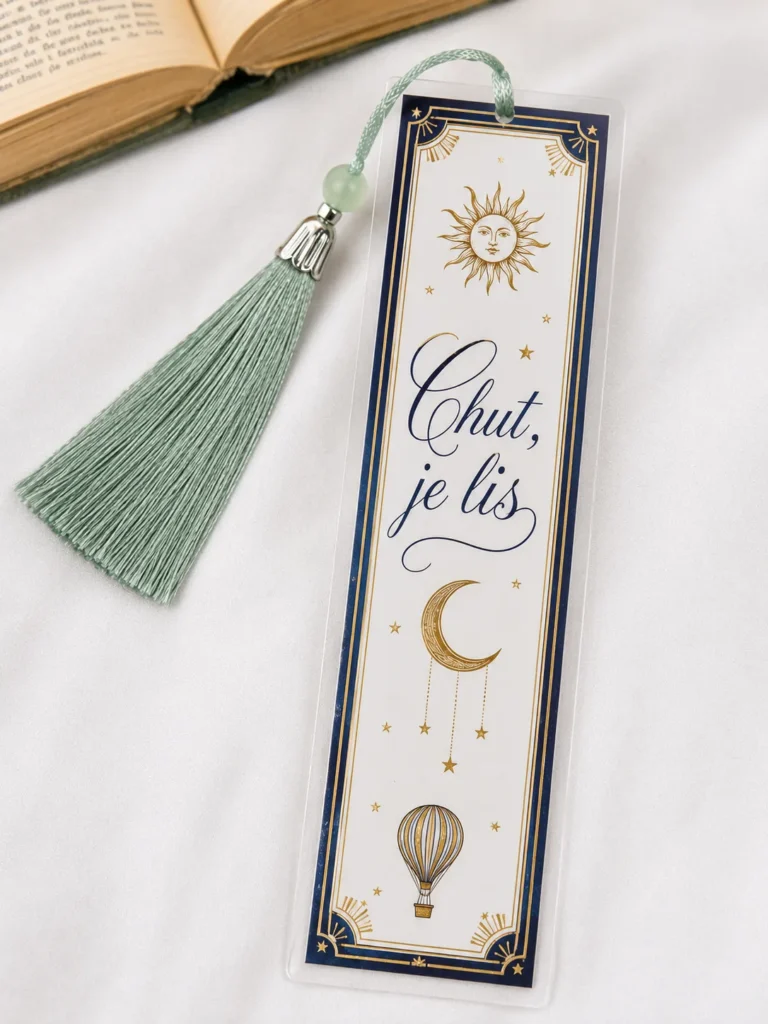 Un marque-page "Chut, je lis"
