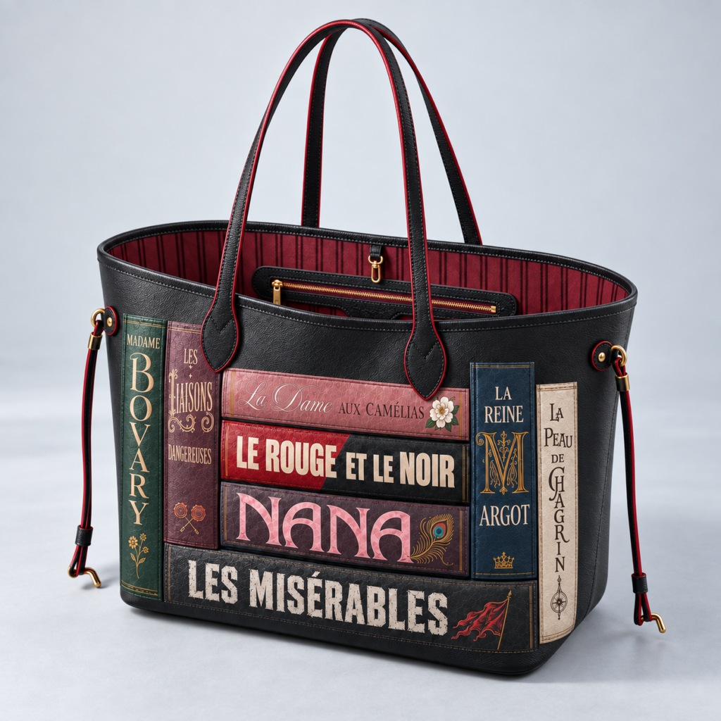 Sac cabas — Bibliothèque des classiques — grey studio