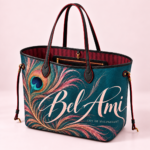 Sac cabas — Bel-Ami — Paon turquoise