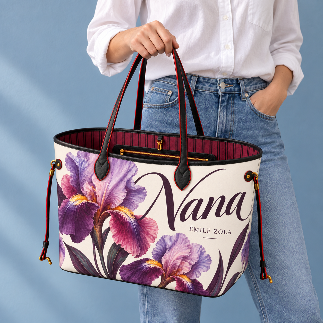 Sac cabas — Nana — Iris — en situation