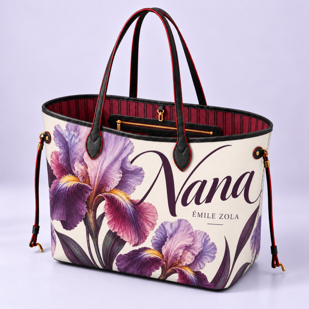 Sac cabas — Nana — Iris — vue de face