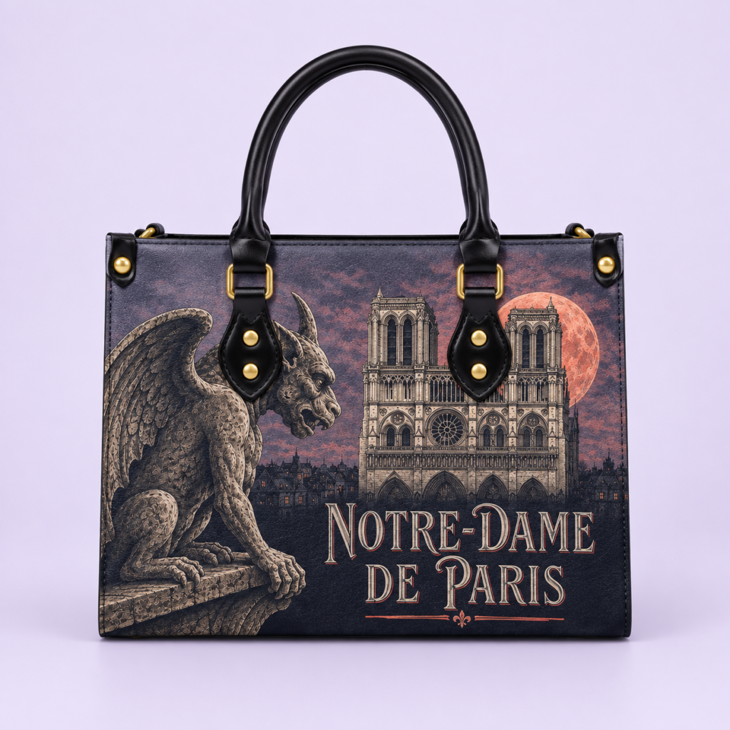 Sac compact — Notre-Dame de Paris — Gargouille — vue de face