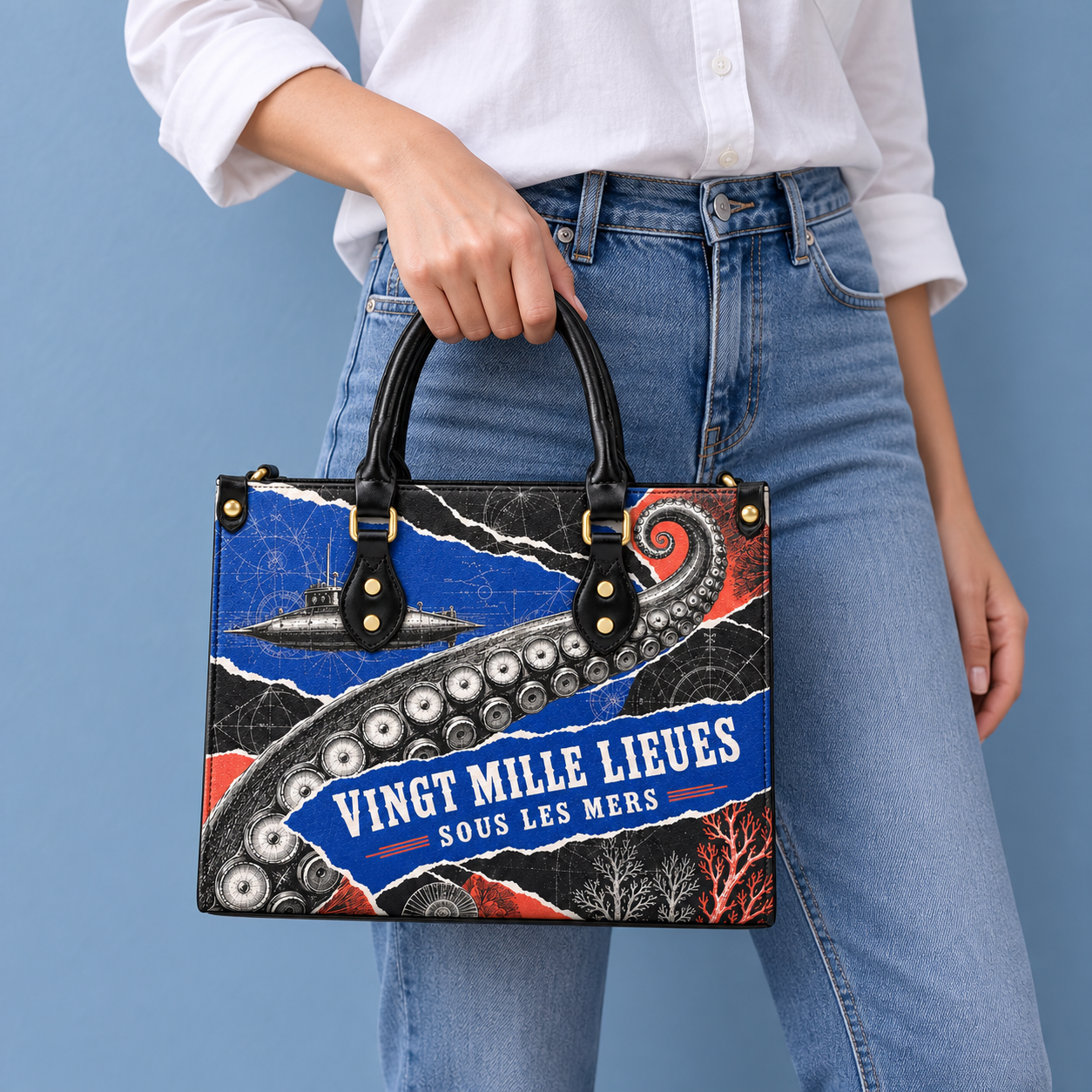 Sac compact — Vingt mille lieues — Nautilus — en situation