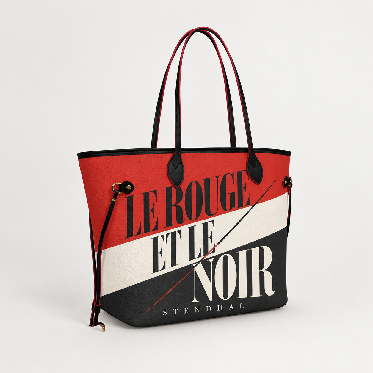 Sac cabas Le Rouge et le Noir ā vue du produit