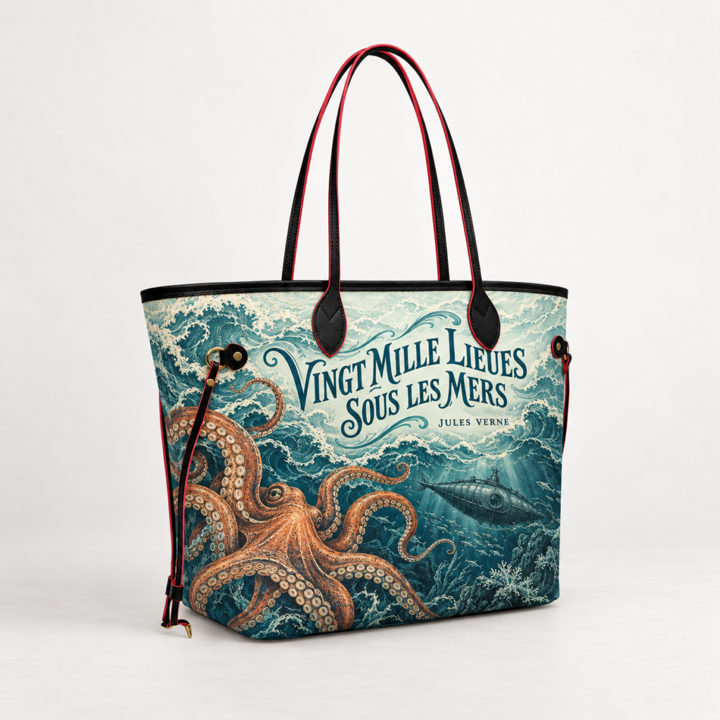 Sac cabas Vingt mille lieues sous les mers — vue du produit